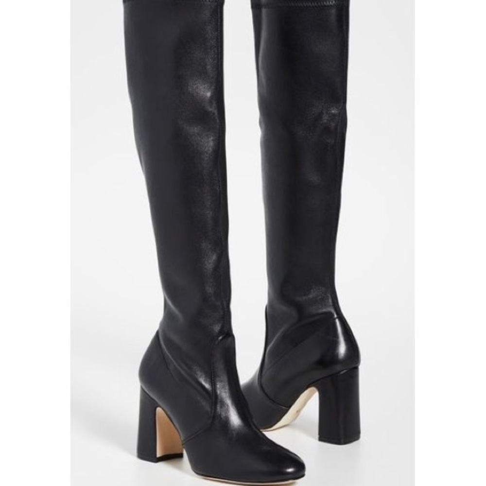 STUART WEITZMAN- LEATHER MILLA 60 BOOT